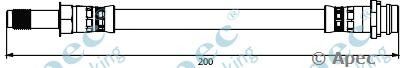 APEC BRAKING hos3920 -  Тормозной шланг